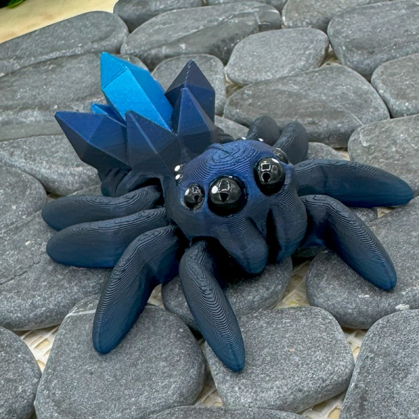 Kristallspinne – Saphir